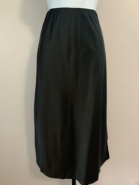 NWT inmod Sleek Black Midi Slip Skirt